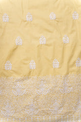 Lemon Gold Digital Printed Cotton Unstitched Suit With Dupatta