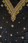 UN8807-RTC-540752 Black Mehandi Top fabric swatch