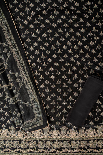 UN9034-RTC-551511 Black Unstitched Suit