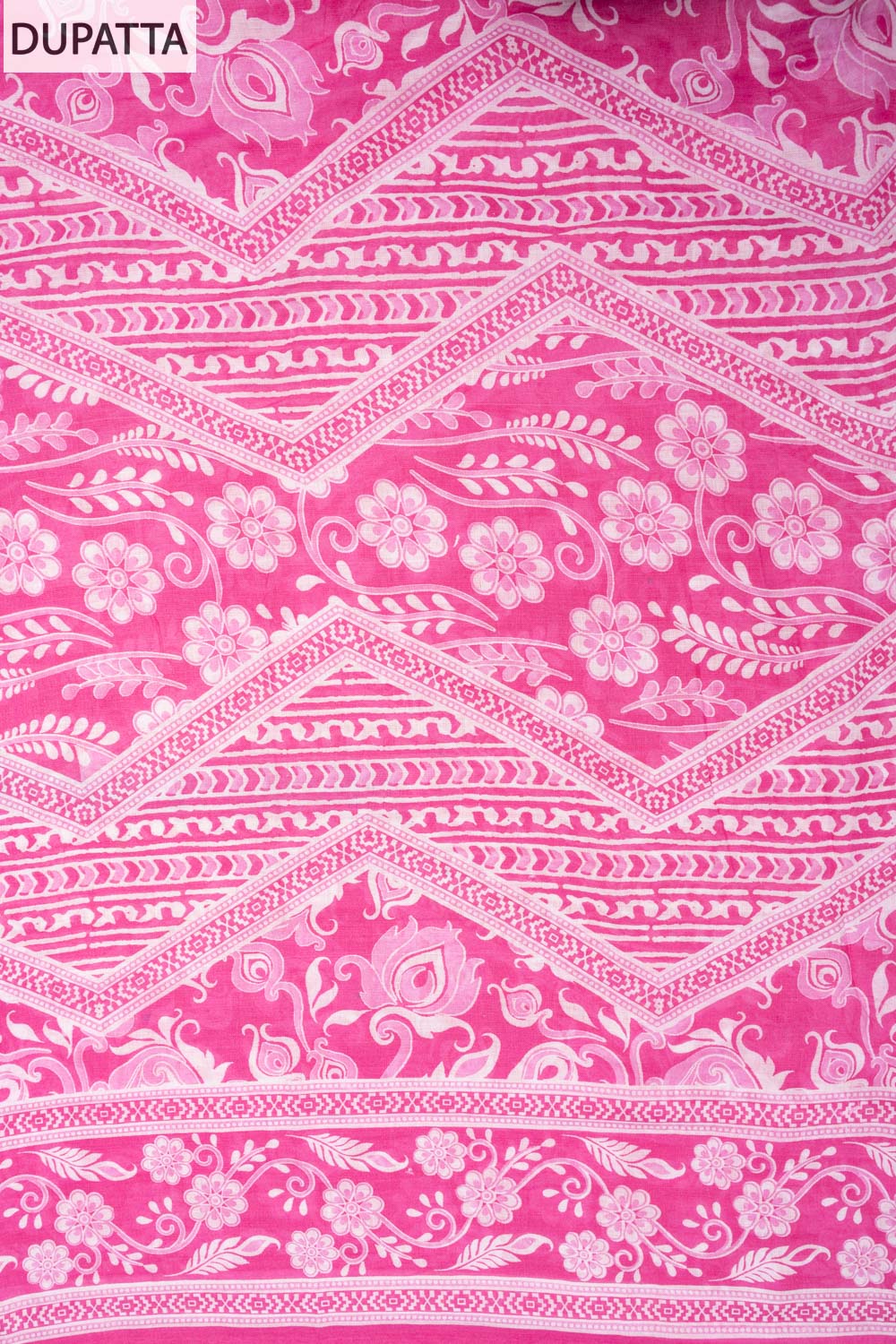 Rani cotton unstitched suit - dupatta swatch