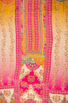 Tussar Rani Crepe Unstitched Suit - dupatta detail