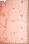 UN8808-RTC-540752 Tussar Gajari Dupatta fabric swatch