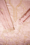 Stunningly Unique Onion Crush Tissue Unstitched Salwar Suit With Tissue Dupatta