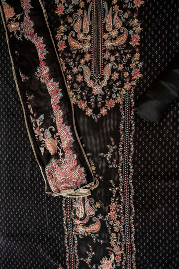 UN8814-RTC-540752 Black Unstitched Suit