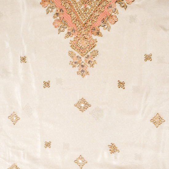UN8808-RTC-540752 Tussar Gajari Top fabric swatch