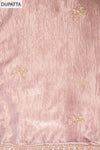 Stunningly Unique Onion Crush Tissue Unstitched Salwar Suit With Tissue Dupatta
