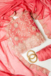UN8820-RTC-540752 Gajari Unstitched Suit embroidery detail