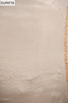 Timeless Beauty Tussar Silk Unstitched Salwar Suit With Chinon Dupatta