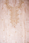 Stunningly Unique Onion Organza Unstitched Salwar Suit With Organza Dupatta