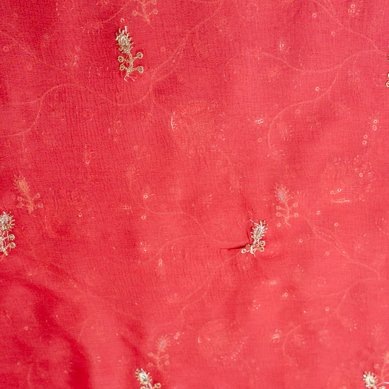 UN8820-RTC-540752 Gajari Dupatta fabric swatch
