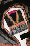 Black Georgette Semi Stitched Salwar Suit With Dupatta