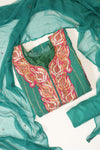 Rama Georgette Semi Stitched Suit Salwar With Dupatta