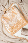 Timeless Beauty Tussar Silk Unstitched Salwar Suit With Chinon Dupatta