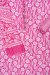 Rani cotton unstitched suit - styled flatlay