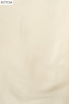 Off White Crepe Unstitched Salwar Suit - Bottom