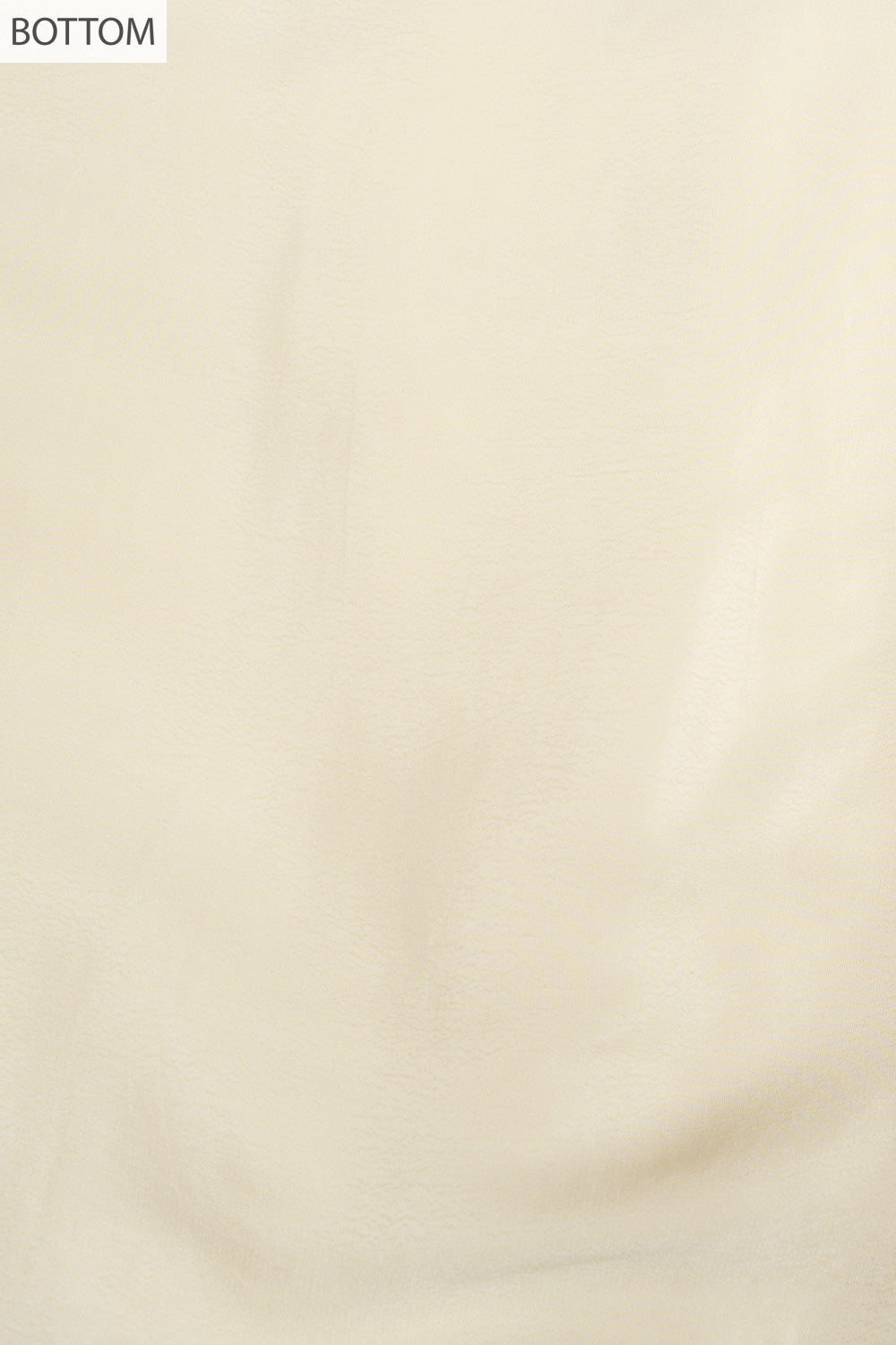 Off White Crepe Unstitched Salwar Suit - Bottom