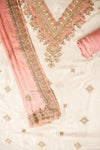 UN8808-RTC-540752 Tussar Gajari Unstitched Suit