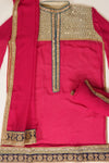 Rani Georgette Semi Stitched Salwar Suit With Dupatta