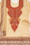 Tussar Georgette Semi Stitched Salwar Suit With Dupatta
