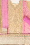 Tussar Georgette Semi Stitched Salwar Suit With Dupatta