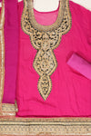 Rani Georgette Semi Stitched Salwar Suit With Dupatta