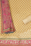Tussar Khaddi Net Unstitched Salwar Suit With Dupatta