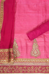 Gajari Tussar Unstitched Salwar Suit With Dupatta