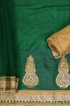 Tussar Bottle Tussar Unstitched Salwar Suit With Dupatta
