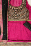Rani Georgette Semi Stitched Salwar Suit With Dupatta