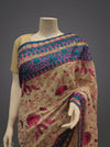 Assorted Chiffon Embriodered Saree With Unstitched Blouse