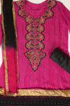 Rani Georgette Semi Stitched Salwar Suit With Dupatta