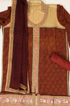 Assorted Crepe Semi Stitched Suit Salwar With Dupatta