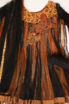 Garnet Cotton Semi Stitched Salwar Suit With Dupatta