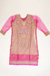 Rani Net Georgette Semi Stitched Salwar Suit With Dupatta