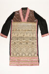 Black Lace Georgette Semi Stitched Salwar Suit With Dupatta