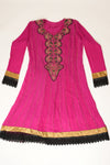 Rani Georgette Semi Stitched Salwar Suit With Dupatta