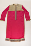 Rani Georgette Semi Stitched Salwar Suit With Dupatta