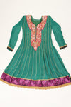 Rama Georgette Semi Stitched Suit Salwar With Dupatta