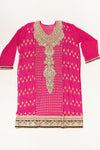 Rani Georgette Semi Stitched Salwar Suit With Dupatta