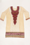Tussar Georgette Semi Stitched Salwar Suit With Dupatta