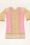 Tussar Georgette Semi Stitched Salwar Suit With Dupatta