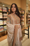 Tussar Crepe Readymade Sharara Set With Crepe Dupatta (Ft:-Muskan Sharma)