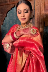 South Indian Silk Woven Zari Saree (Ft:-Parul Garg)