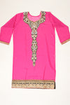 Rani Georgette Semi Stitched Suit Salwar With Dupatta