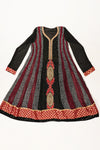 Black Georgette Semi Stitched Salwar Suit With Dupatta