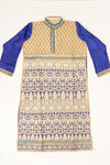 Tussar Firozi Net Georgette Semi Stitched Suit Salwar With Dupatta
