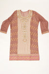 Tussar Khaddi Georgette Semi Stitched Suit Salwar With Dupatta