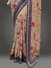 Assorted Chiffon Embriodered Saree With Unstitched Blouse