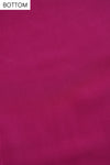Magenta Georgette Semi Stitched Salwar Suit With Dupatta