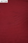 Maroon Crepe Semi Stitched Salwar Suit With Dupatta